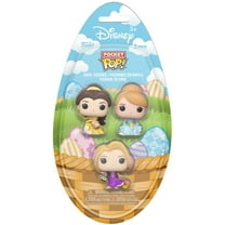 FUNKO Pocket POP!: Easter 3-Pack - Disney Princess Belle, Cinderella, Rapunzel