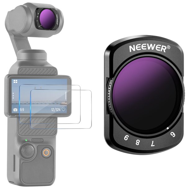 Filtro variable ND64-512 NEEWER compatible con DJI Osmo Pocket 3