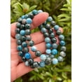 thumbnail image 3 of Apatite Crystal Bead Bracelet 8mm, Wholesale Genuine Apatite Stretch Gemstone Bracelet, Gift for Men & Women (2), 3 of 9
