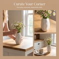 thumbnail image 4 of Unique Bargains Mini Vase Decorative Flower Vase White 2.6"L x 2.6"W x 4.7"H, 4 of 5