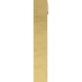 thumbnail image 4 of 3"W x 6"D x 18"H Thin Emerson Rough Cedar Woodgrain TimberThane Corbel, Primed Tan, 4 of 6