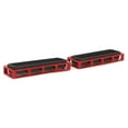thumbnail image 3 of 3D to Scale 1/64 2 Pack of 3D Printed Red & Black Plastic Feed Troughs 64-302-R, 3 of 3