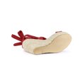 thumbnail image 5 of BLISSFUL STEP Women's Shoes Faux Suede Platform Wedge Heel Lace Up Open Toe Sandals  Red 7.5, 5 of 8