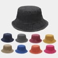 thumbnail image 4 of LEKODE Short Brim Hats for Men Mens Straw Hats Umbrella Hats for Adults Mens Sun Hats Wide Brim Women Summer Hats Beach Hat for Women Floppy Hat Navy One Size, 4 of 4