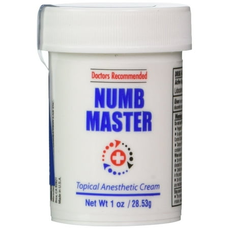 Topical Anesthetic - Numb Master 5 Topical Anesthetic Lidocaine Cream 1 Oz