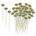 thumbnail image 4 of 100x Disposable Food Forks Decorative Sticks Handmade Bamboo Hamburger Pattern for Cupcake Salad Muffin Dessert Festival BLESIY Selecciones de frutas, 4 of 7