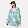 thumbnail image 3 of Lsque Swan And Flowers4 UPF 50+ Lightweight Sun Protection Men's Women's Long Sleeve Shirt, Hoodie Performance -Small, 3 of 9