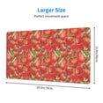 thumbnail image 3 of Kdxio Strawberry Print Large Gaming Mouse Pad,Non-Slip Base,Water Resist Keyboard Pad for Gamer,Office & Home,29.5 x 15.8 in, 3 of 9