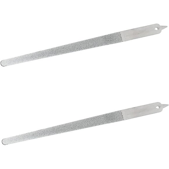 EcoNesxp 8 Inch Diamond Powder Nail File 9 Inch Diamond Powder Nail File 2PC Stainless Steel Nail Trimmer