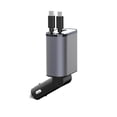 thumbnail image 2 of BQLQBQLQ 100W 4IN1 Retractable Car Charger USB Type C Cable For one Fast Charge Adap, 2 of 5