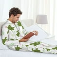 thumbnail image 6 of Naloa Cute Turtle Men’s Pajamas Set - Long Sleeve Button Down Sleep Shirt and Pajama Bottoms Sleepwear Set-Small, 6 of 7