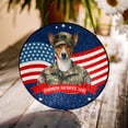 thumbnail image 3 of Happy Father's Day Honoring Veterans Basenji in Army Uniform Stained Glass Suncatcher African Barkless Dog Lover Window Hanging Sign Decor - 13007, 3 of 5