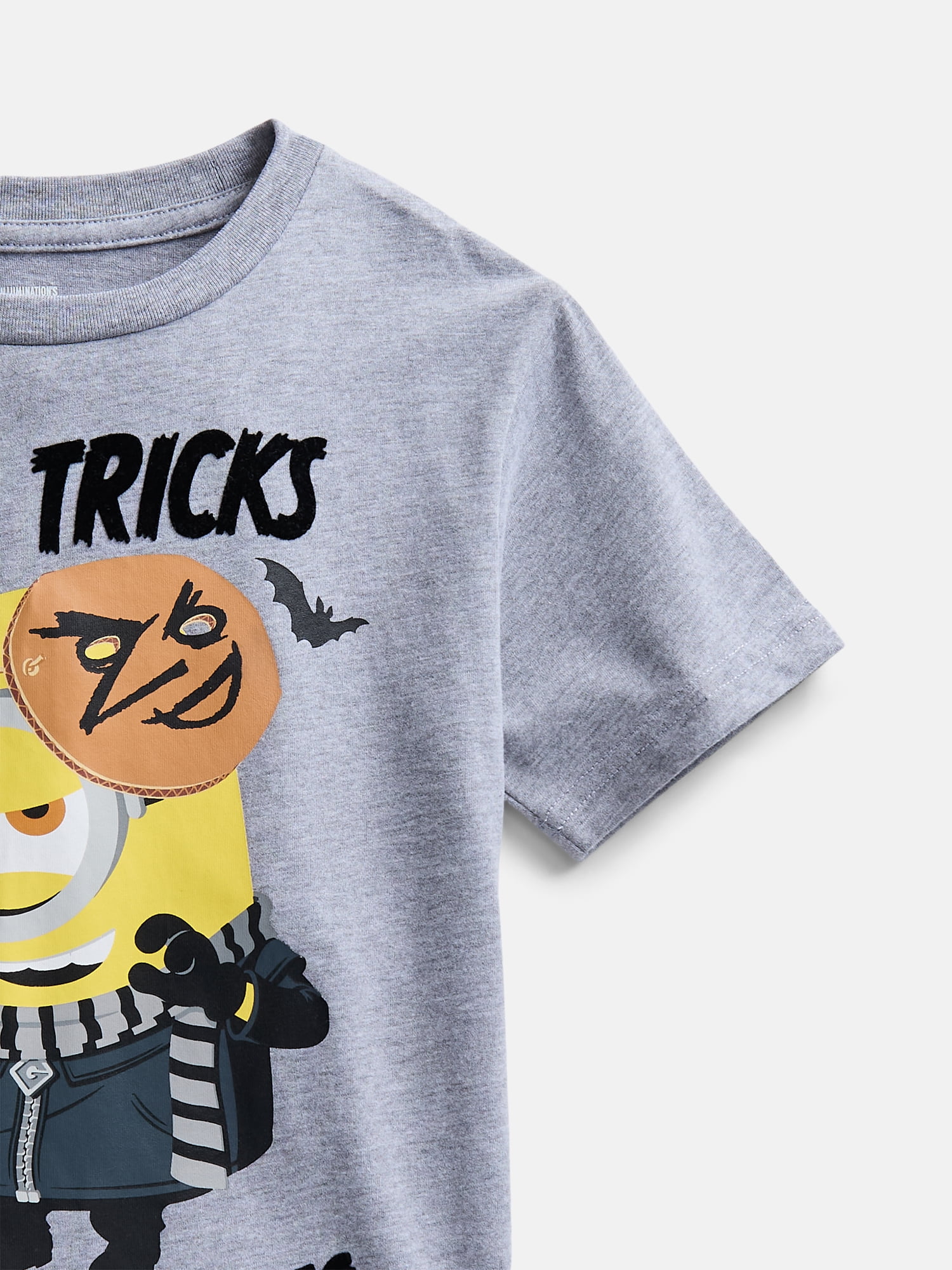 Minions Boys Halloween Graphic Tee with Short Sleeves, Sizes 4-18
