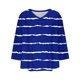 thumbnail image 5 of mfyjkho Tops Casuales Para Mujer, Camiseta Holgada Con Cuello En V, Mangas Tres Cuartos Y Mangas 3/4 Para Mujer Tops Para Hacer Ejercicio Xxxl, 5 of 6