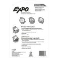 Expo Low Odor Dry Erase Markers, Chisel Tip, Assorted Colors, 8 Pack