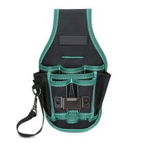 BIBABLYKE Sturdy Tool Waist Bag Portable Organizers Pouches with Belt for Carpenters and Electricians with Adjustable Belt