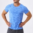 thumbnail image 3 of Camo T Shirts for Men 2026 Summer Casual Lightweight Breathable Short Sleeve Crewneck Workout Running Tee Shirt, 3 of 8