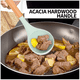 thumbnail image 4 of Juego de utensilios de cocina de silicona de 2 piezas - Juegos de herramientas y utensilios de cocina de regalo de cocina Silicona de madera, 4 of 5