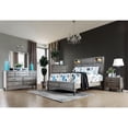 thumbnail image 6 of Bowery Hill 2-Piece 7-Drawer Transitional Wood Dresser and Mirror in Gray, 6 of 6