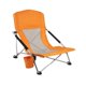 thumbnail image 4 of Silla de camping plegable, silla de playa, portátil, ligera, con respaldo alto, asiento de picnic para piscina, pesca, jardín, viajes y playa. Naranja, 4 of 8