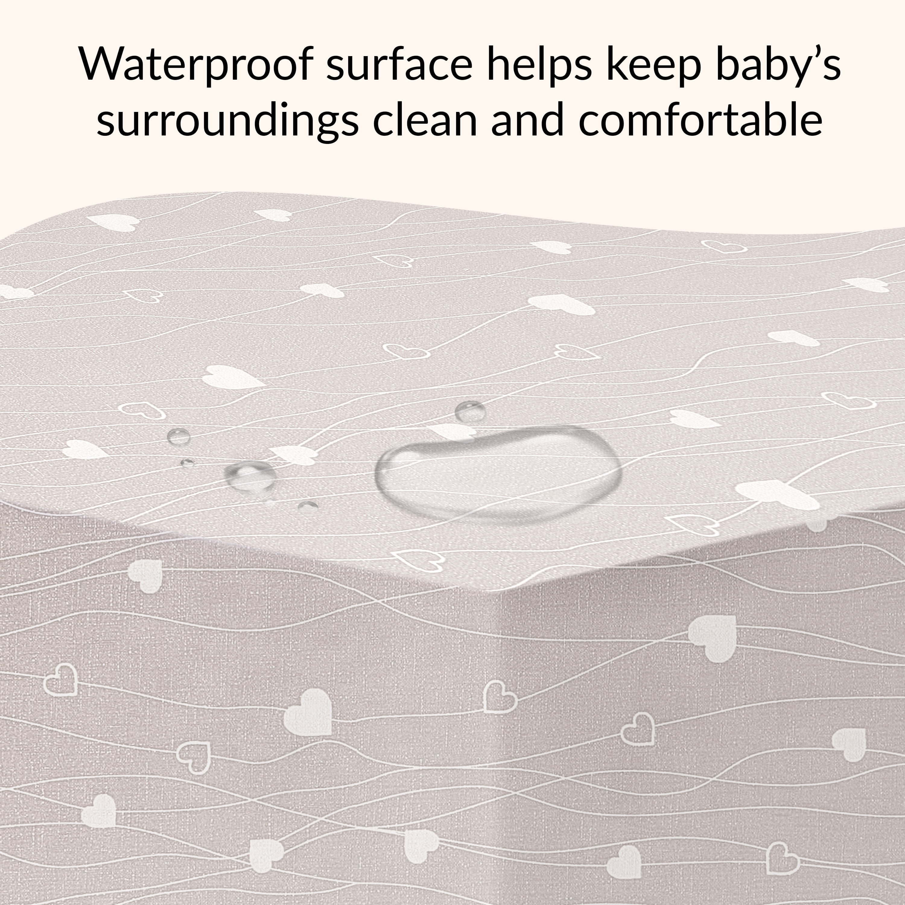 Dream On Me Modern Love 2 in 1 Infant and Toddler Mattress / Greenguard Gold Environment Safe Baby Mattress/ JPMA Certified Infant Mattress / Waterproof Vinyl Cover/ Maximum Support And Safety
