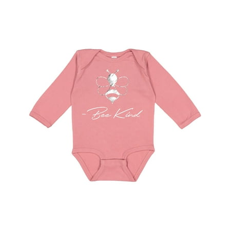 

Inktastic Bee Kind Cute Bee Gift Baby Boy or Baby Girl Long Sleeve Bodysuit