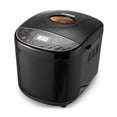 thumbnail image 2 of 19-in-1 Automatic Bread Maker, 2 LB Programmable Digital Dough Machine with Nonstick Ceramic Pan, 3 Loaf Sizes & 3 Crust Shades, Gluten Free & Whole Wheat Bread Baking Functions, 2 of 11
