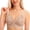 Khaki, variant on MVRLSH Sports Jelly Bras for Women Front Closure No Underwire Breathable Full Coverage Comfort Daily lette Underwear Strapless Bra