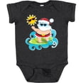 thumbnail image 3 of Inktastic Surfing Santa Boys or Girls Baby Bodysuit, 3 of 5