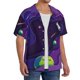 thumbnail image 2 of Balery Astronaut Camisa Casual de Manga Corta con Botones para Hombre, Texturizada, Estilo Cubano, para Playa, Verano-4X-Large, 2 of 5