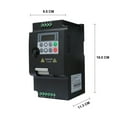 thumbnail image 3 of 0.75KW/1.5KW/2.2KW/4KW/5.5KW Single Phase/ Three Phase VFD 380 220 Variable Frequency Inverter For Motor Speed Control ,Clear Interface, 3 of 7