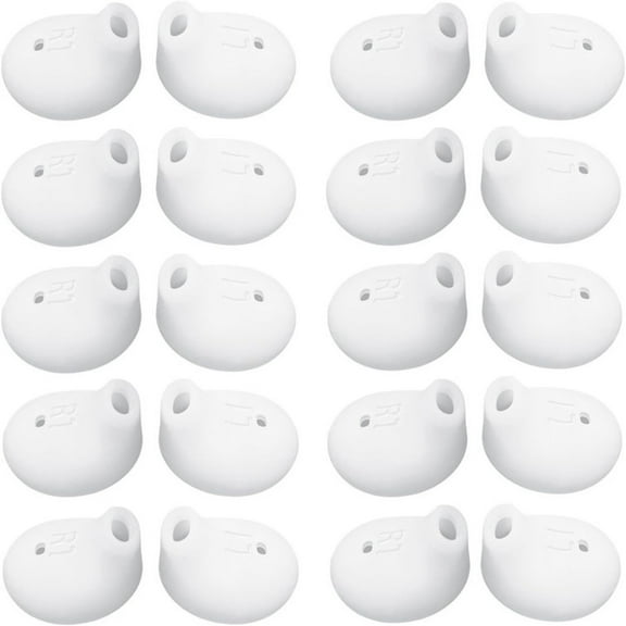 10 Pairs Silicone Earbud Tips Universal Fit For All Earbuds Comfortable & Durable Earphone Accessories Noise Reduction & Secure Grip Assorted Sizes For