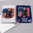thumbnail image 4 of Patriotic Pitbull Celebrates 4th of July Spiral Bound Journal Terrier Dog Lover 5x7in Spiral Notebook - 02009, 4 of 5
