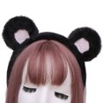 thumbnail image 1 of Diadema con orejas de oso, tocado encantador, lavado de cara, aros para el cabello, diadema de maquillaje para niñas, maquillaje de Spa, 1 of 5