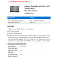 thumbnail image 2 of Radiator - Compatible with 2003 - 2007 Subaru Impreza 2004 2005 2006, 2 of 2
