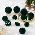 thumbnail image 6 of Special-shaped Flocking Christmas Balls 36 Christmas Tree Ornaments With Red Painted Velvet Balls, 6 of 6