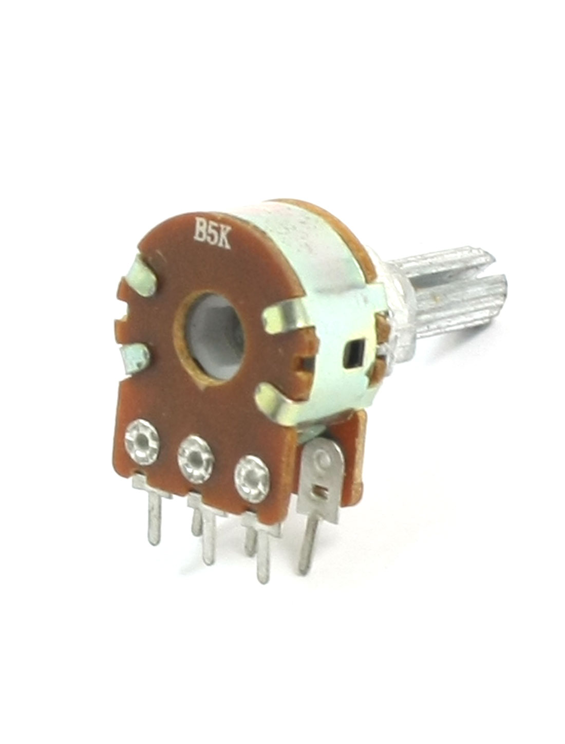 5 Potentiomètres Linéaires 150k Ohm - Type B, Arbre Moleté 6mm - Pour Réglage Volume Audio