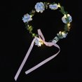 thumbnail image 2 of KAKOWELY 4 diademas iluminadas con flores y corona para mujer, ideal para cumpleaños, 2 of 5