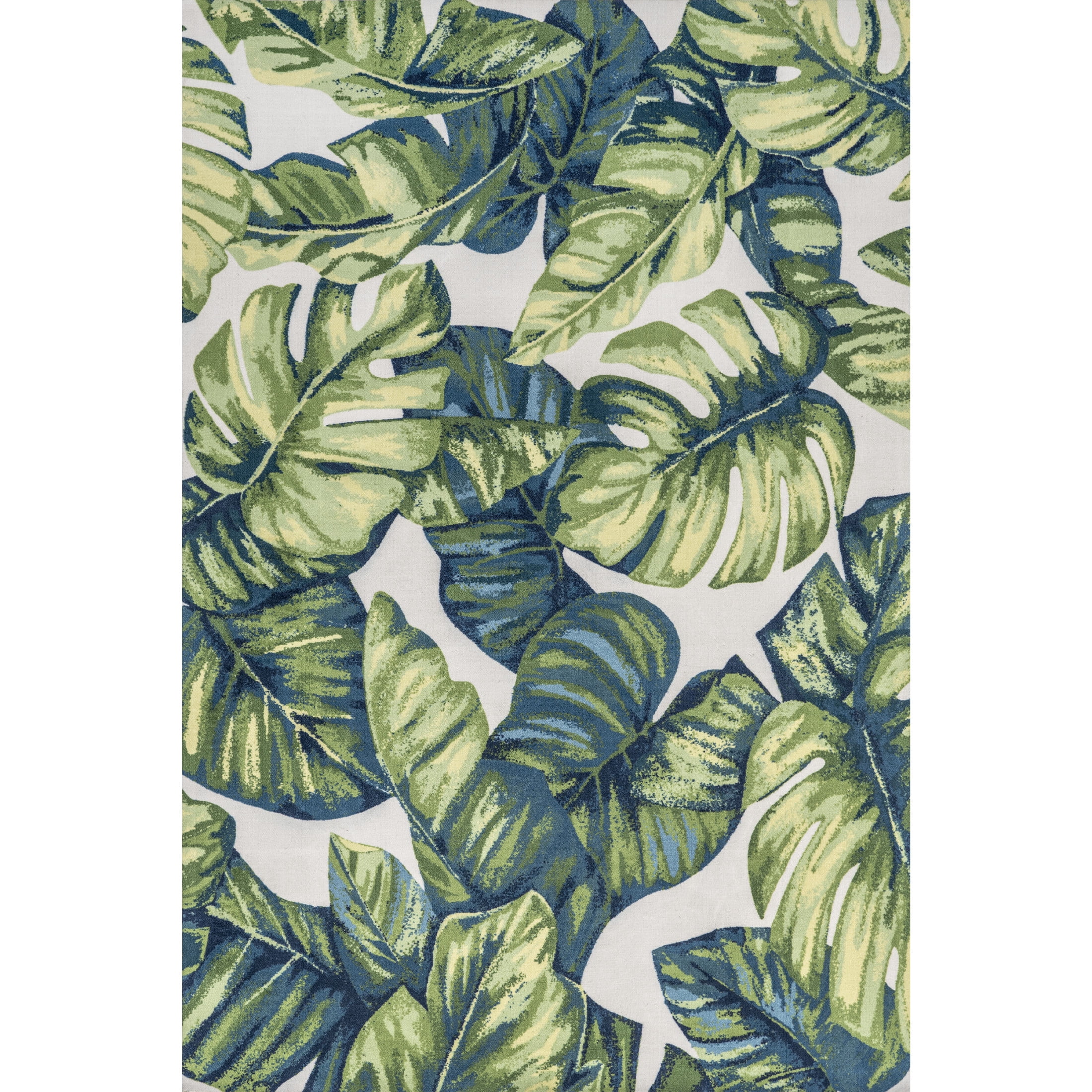 nuLOOM Lisa Floral Indoor/Outdoor Area Rug, 3' x 5', Lisa Green Multicolor