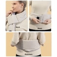 thumbnail image 4 of Bearachild Bufanda con calefacción de invierno, temperatura ajustable, calentador de hombros USB, bufandas con calefacción, 5W, Camping, senderismo, Suministros térmicos Gris plateado NO2 Bearachild HA011637-03, 4 of 6