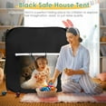 thumbnail image 2 of Sensory Tent for Kids with Storage Bag Portable Sensory Pop Up Tent Foldable Pop Up Black Out Tent Lightweight Sensory Calming Hideout Home Calming Tent for Kids Black, 2 of 10