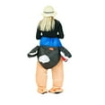 thumbnail image 3 of Ostrich Big Bird Ride Inflatable Costume for Adults (One Size), 3 of 5