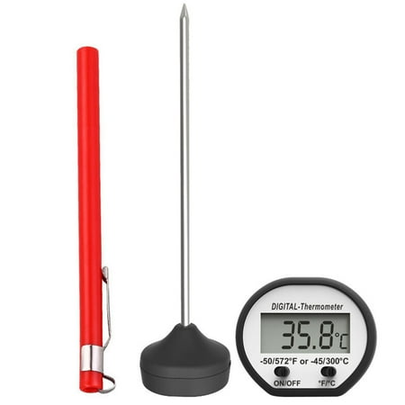 

Electronic Food Thermometer Baking Barbecue Thermometer Household Thermometer for Kitchen Home Daily Use with Cover