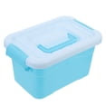thumbnail image 1 of LEEYNEER Small Plastic Storage Container With Lid Handle Organizer Bin For Home And Playroom Small Plastic Bins With Lid Box With Handle, 1 of 8