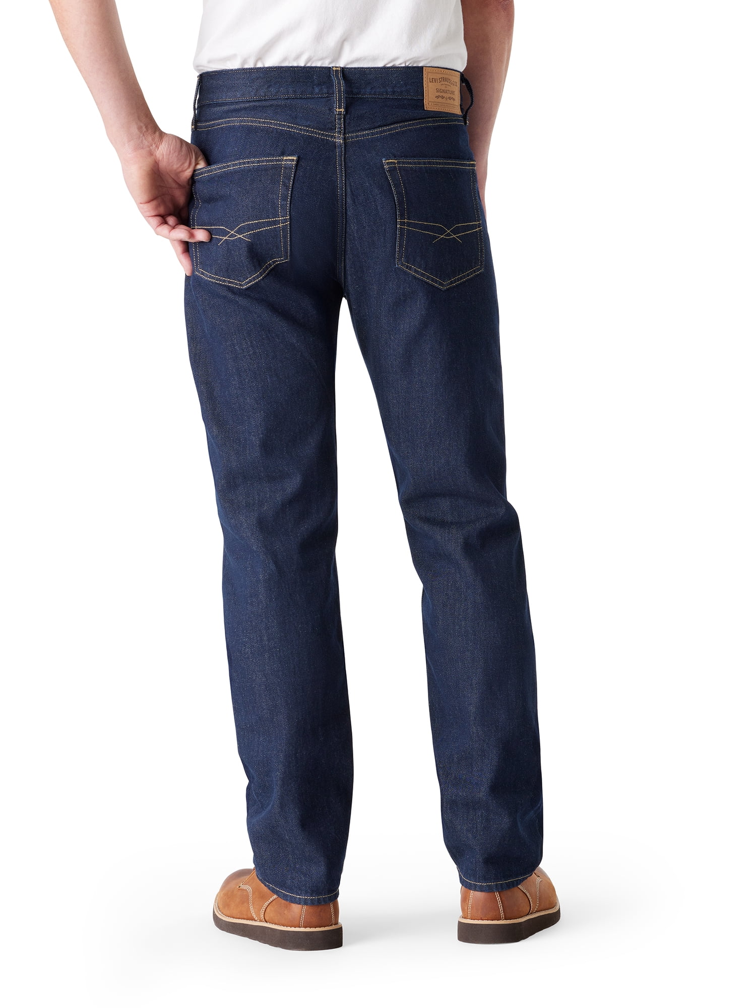 Levi Strauss Signature Men's and Big and Tall Original Straight Fit Jeans