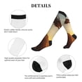 thumbnail image 5 of Lsque Seaside Sunset Cool Dragon Pattern Sport Compression Socks for Men & Women 15-20 mmHg Knee High Nurse Pregnant Running Medical and Travel Athletic, 5 of 6