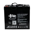 thumbnail image 3 of Raion Power 12V 55Ah 22NF Wheelchair Battery for Quickie Targa 18 Inch AGM - 2 Pack, 3 of 5