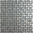 thumbnail image 2 of Apollo Tile 5 Pack Breeze Silver 11.7-in. x 11.7-in. Polished Glass Mosaic Tile (4.75 Sq ft/case), 2 of 2