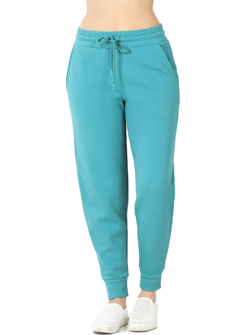 Women's Fleece Relax Fit Cropped Jogger Lounge Sweatpants