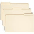 thumbnail image 3 of Smead 15405 Heavyweight File Folders, 1/3 Tab, 1 1/2 Inch Expansion, Legal, Manila, 50/Box, 3 of 8